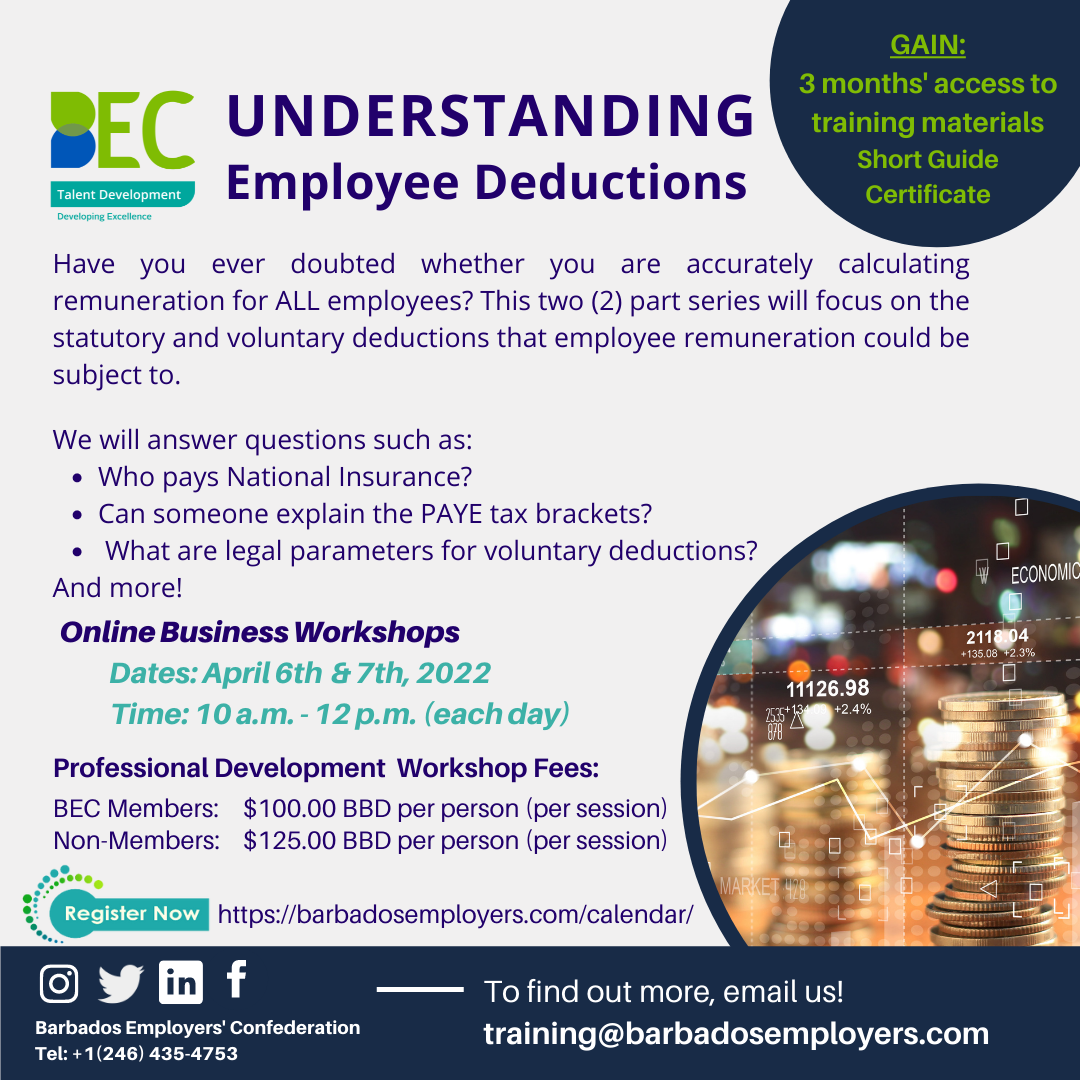 Understanding Employee Deductions Flyer