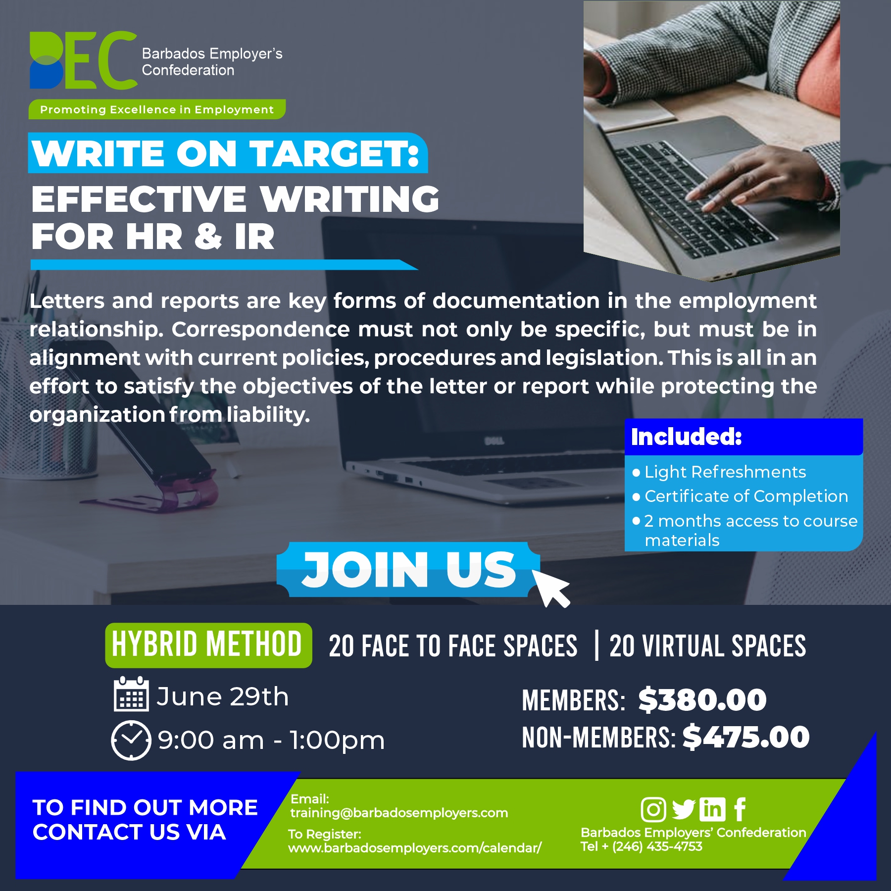 Write on Target: Effective Letter Writing for HR or IR