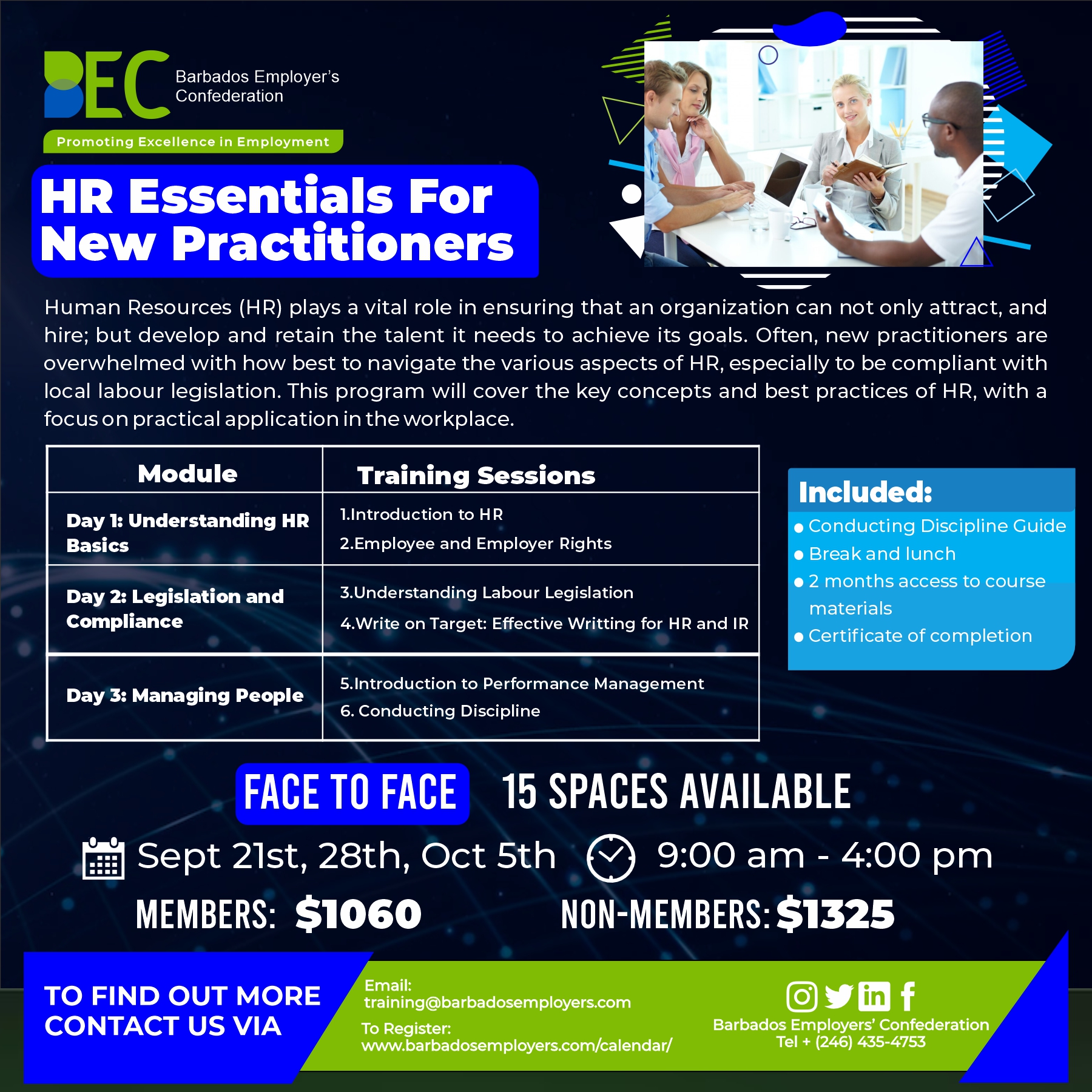 BEC HR Essentials Flyer