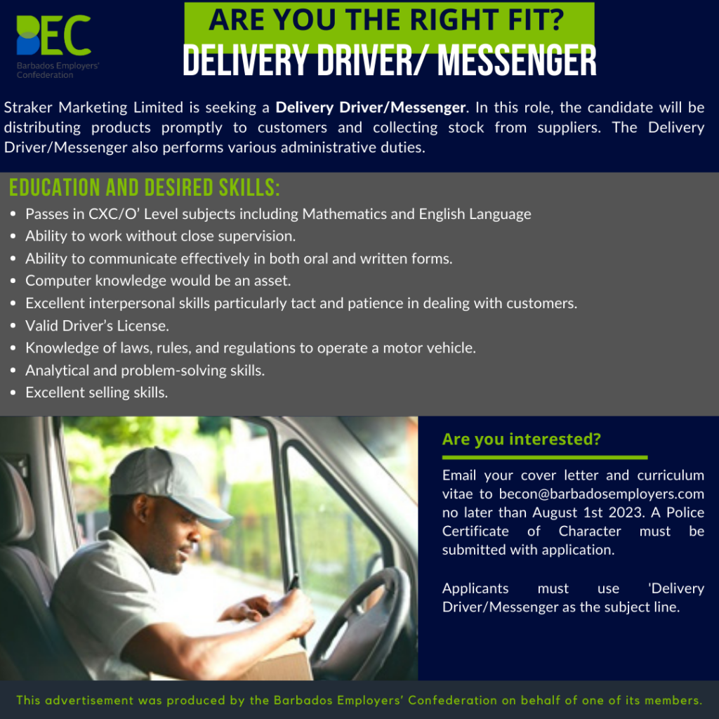Delivery-Driver-or-Messenger