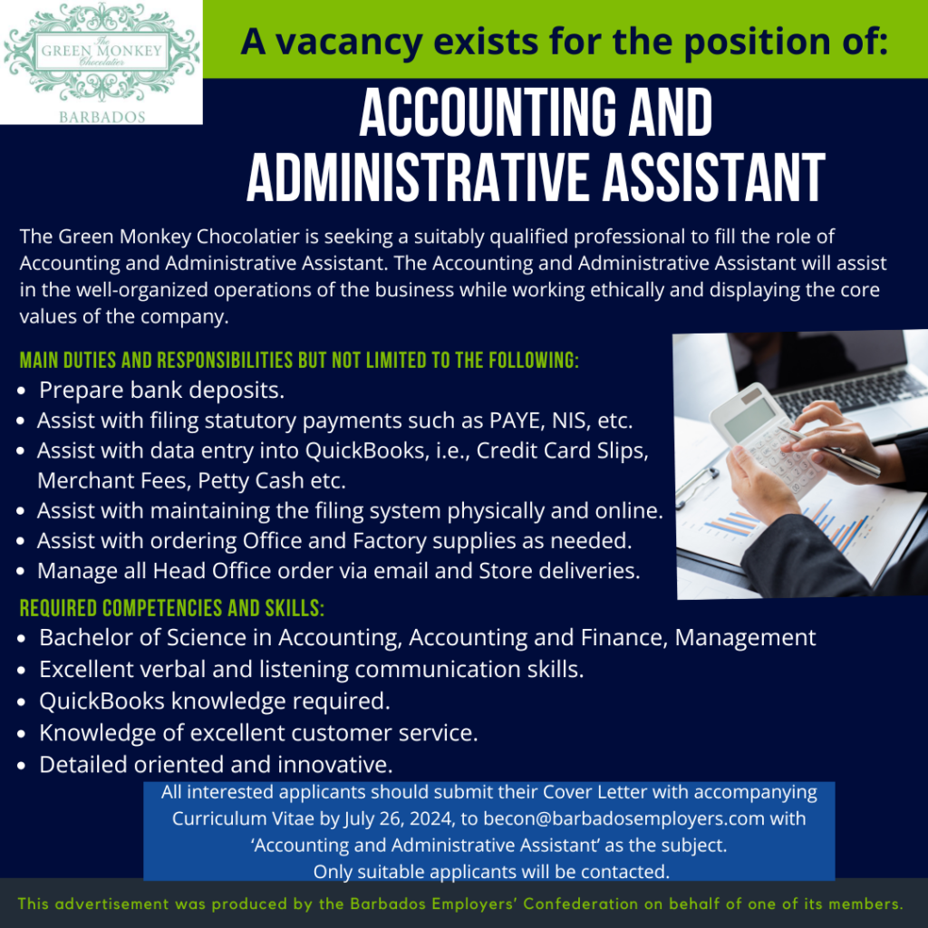 Accounting and Administrative Assistant