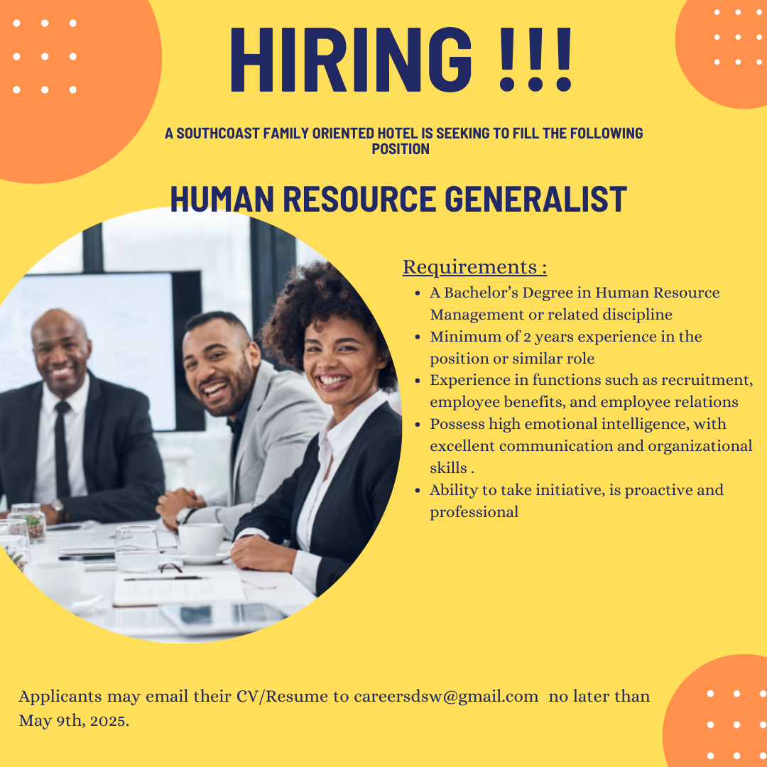 HR Generalist Vacancy 043025