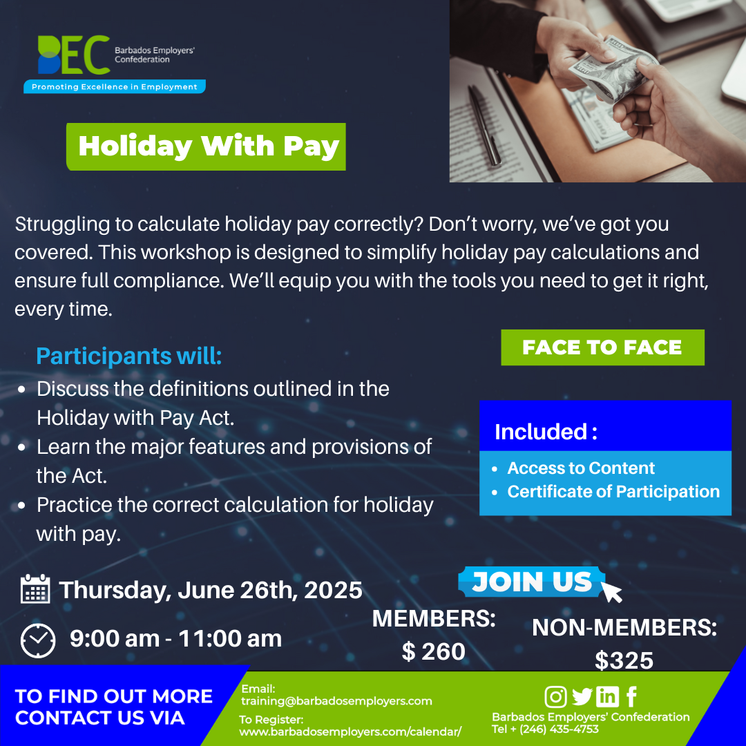 Holiday With Pay