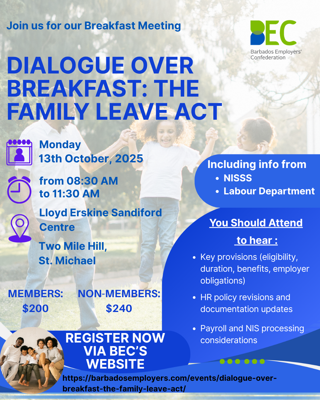 Dialogue Over Breakfast: The Family Leave Act